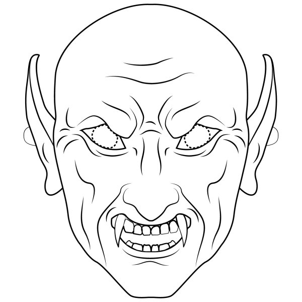 Трафареты страшные