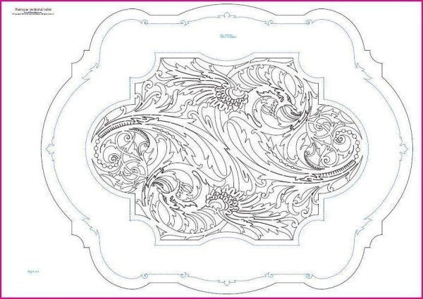 Чертежи панно для выпиливания