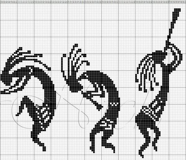 Рисование по клеточкам лошадь