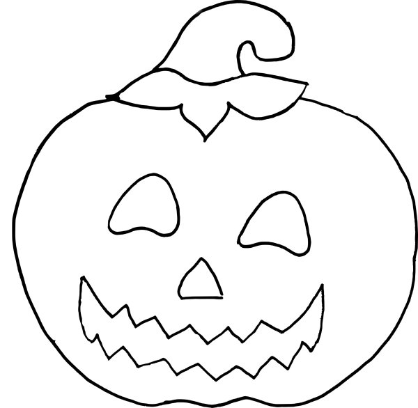 Несложные рисунки на Хэллоуин