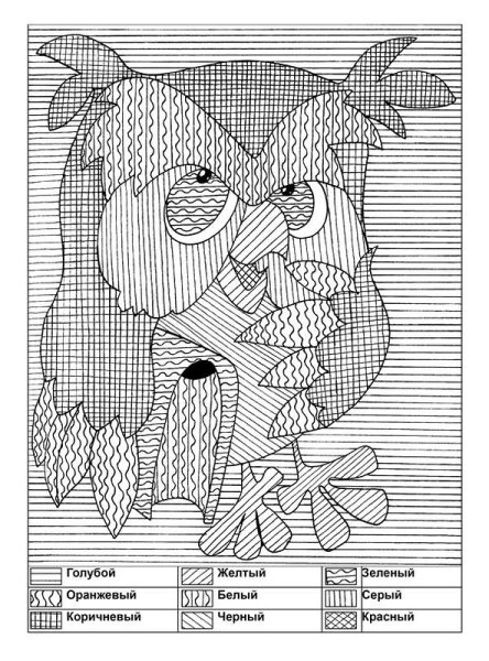 Штриховка для детей сложная