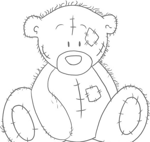 Как нарисовать мишку легко и просто