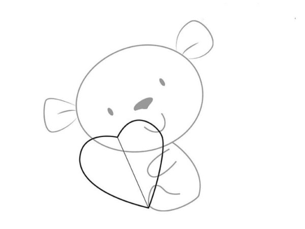 Легкие рисунки мишки