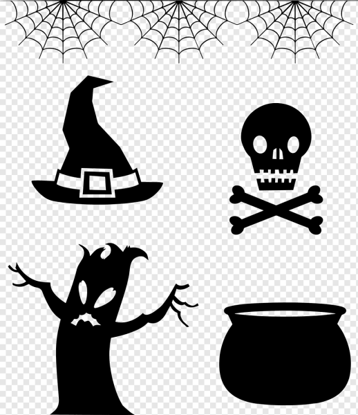 Силуэты на Хэллоуин