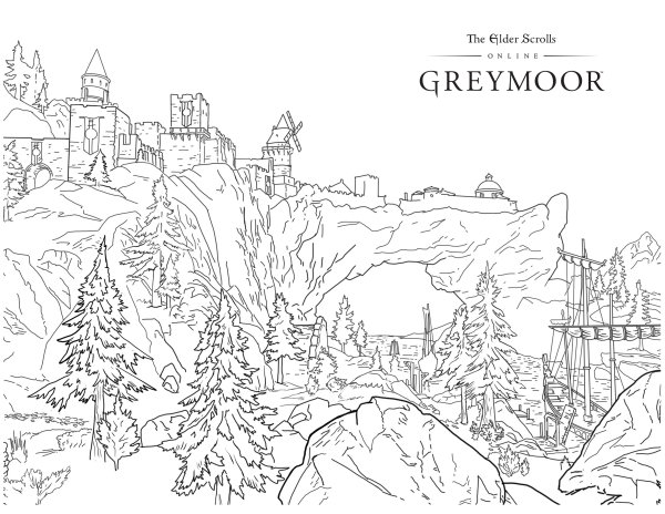 Раскраска скайрим