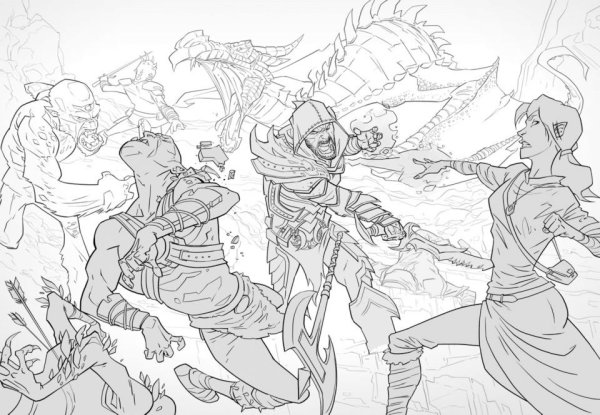 Скетч скайрим