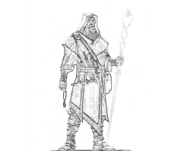 The Elder Scrolls рисунок карандашом