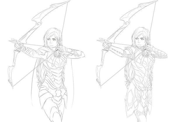 Скайрим для срисовки