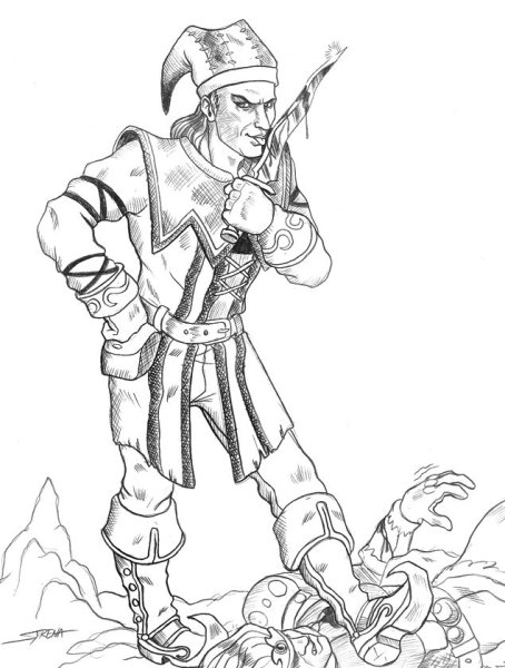 Раскраска скайрим