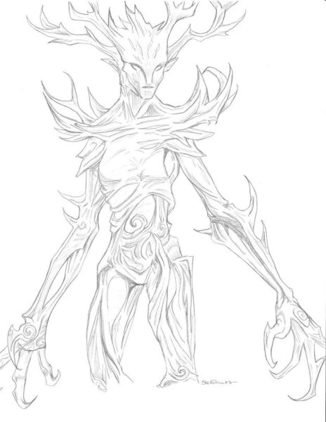 Рисунки скайрим карандашом для срисовки