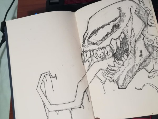 Скетчбук Веном