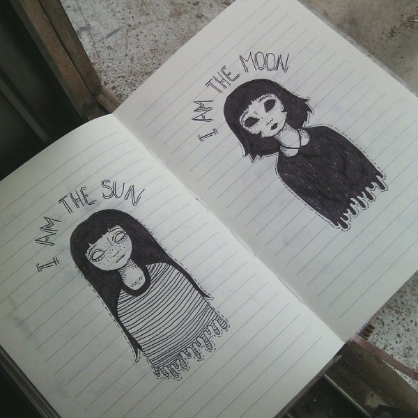 Депрессивные рисунки для скетчбука