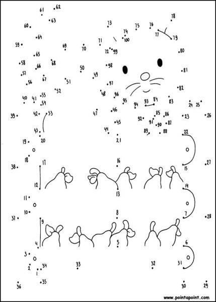 Рисование по точкам сложные