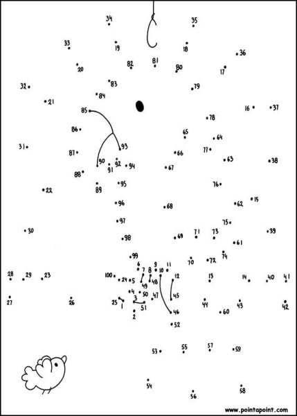Соединение по точкам для детей 10 лет