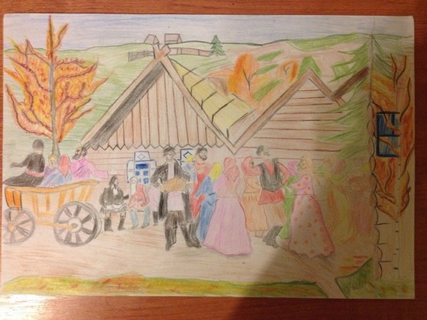 Ярмарка рисунок