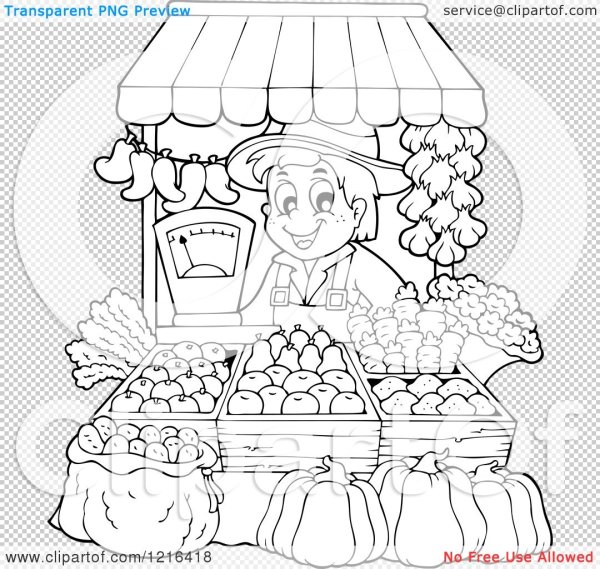 Ярмарка набросок