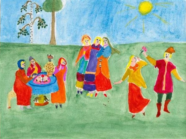 Композиция на тему Масленица