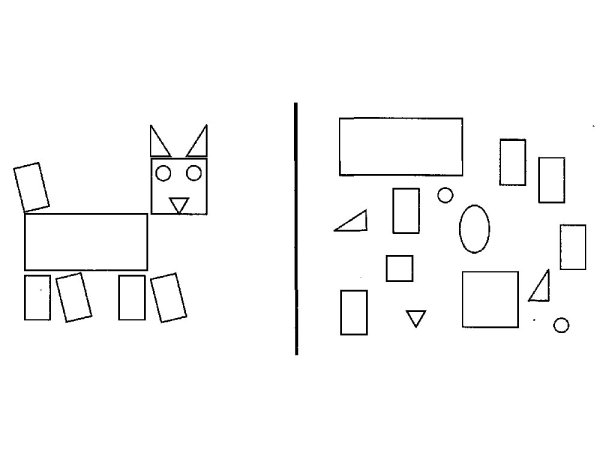 Предметы состоящие из геометрических фигур