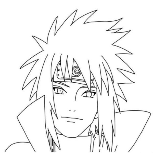 Рисунки Наруто Узумаки лёгкие