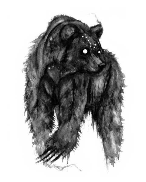 Медведь арт