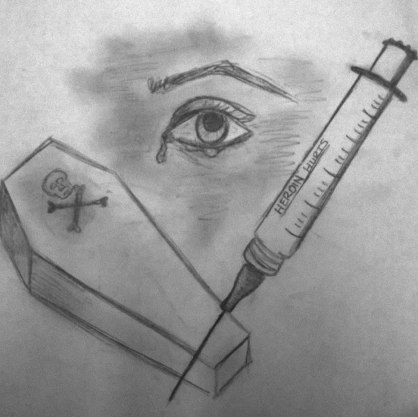 Плакат против наркотиков