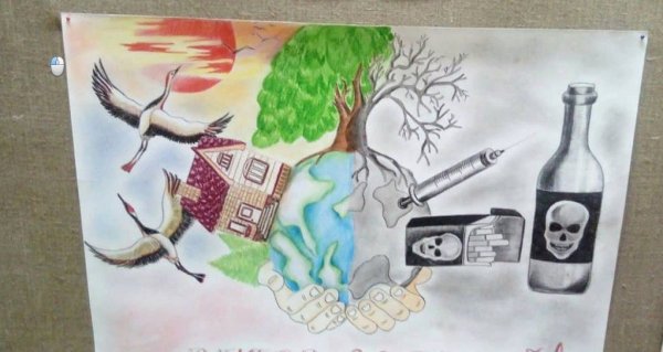 Рисунки против наркомании