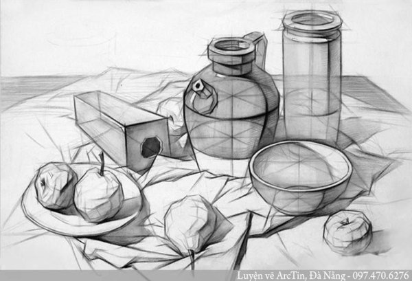 Линейно конструктивное построение предметов