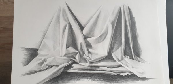 Рисование складок и драпировок