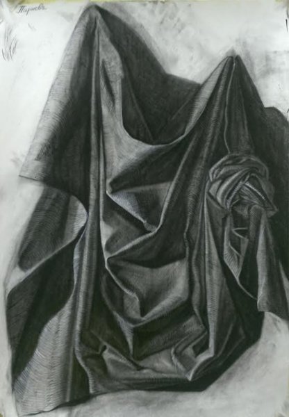 Драпировка мягким материалом