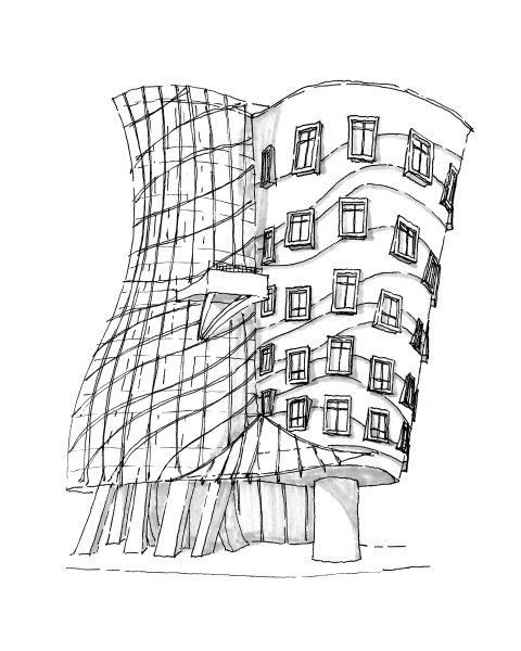 Фрэнк Гери Архитектор эскизы