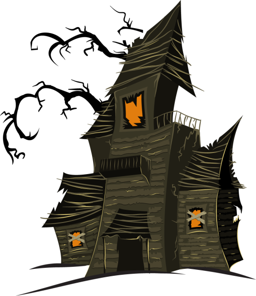 Страшный дом вектор