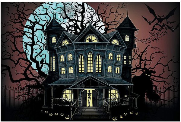Дом с привидениями Хэллоуин