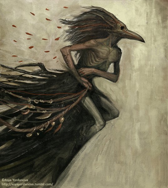 Жуткие птицы арт