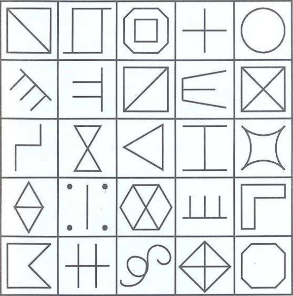 Стребелева методика «узнавание фигур» (тест Бернштейна)