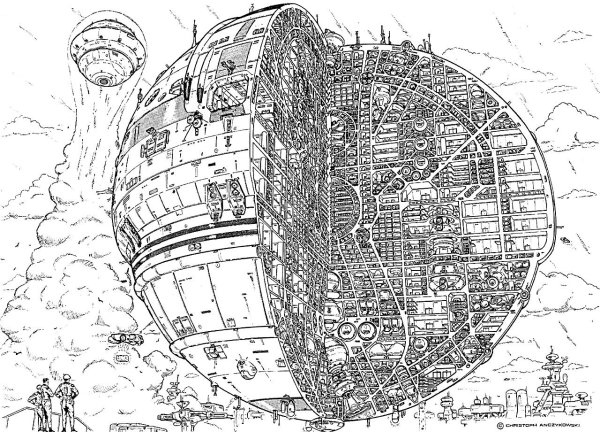 Чертежи инопланетных кораблей