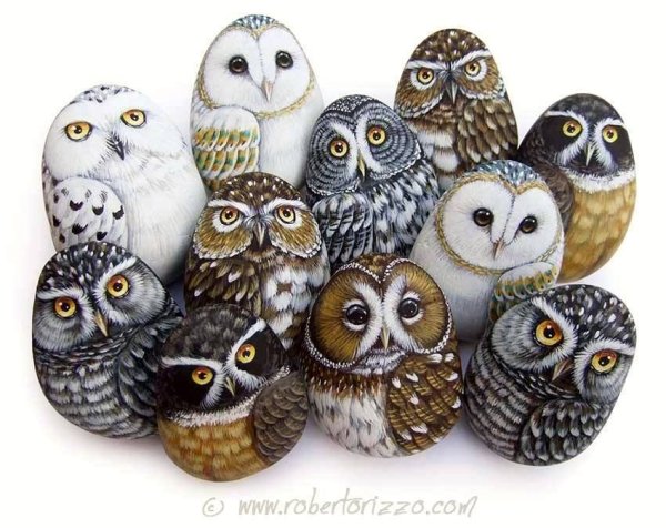 Роспись на камнях