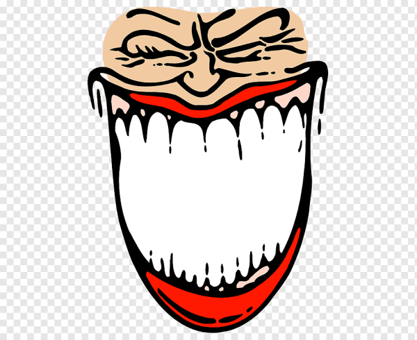 Пасть зубы вектор