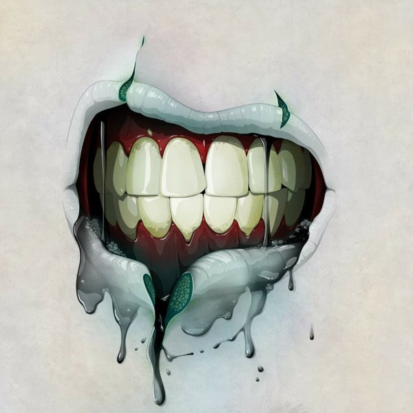 Мультяшные острые зубы