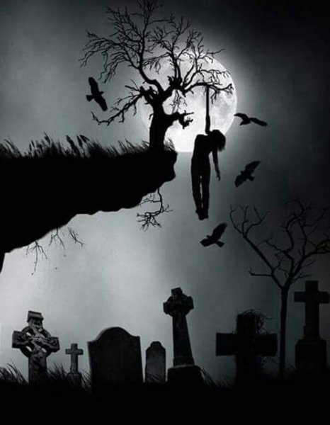 Тени на кладбище