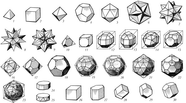 Кристаллографические Платоновы тела