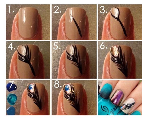 Пошаговый дизайн ногтей животных