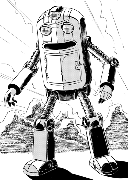 Робот рисунок