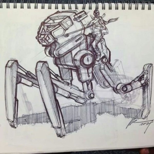 Идеи для рисунка робота