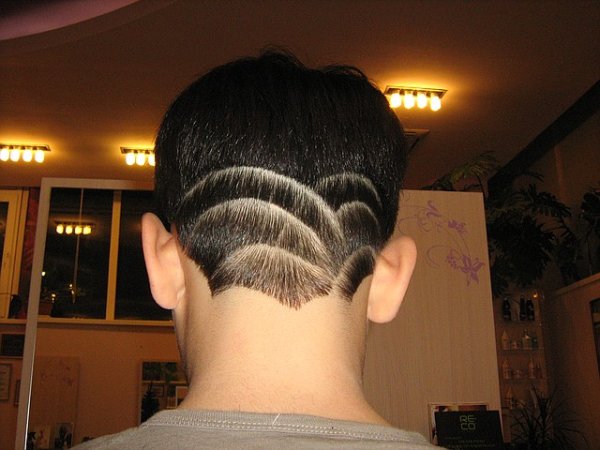 Узоры выстриженные на голове у детей