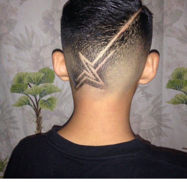 Рисунки на голове