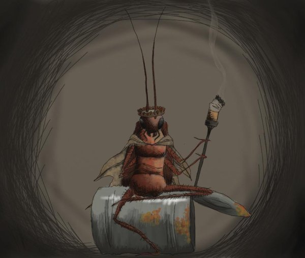 Смешной таракан