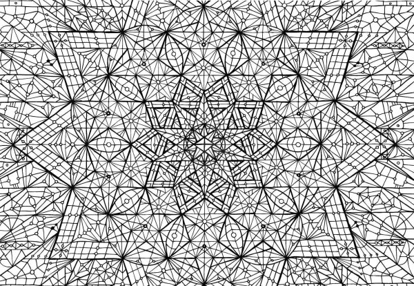 Сложный геометрический орнамент