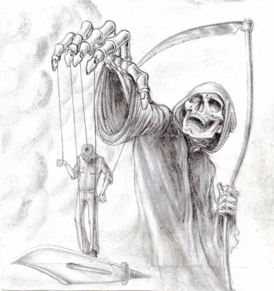 Марионетка рисунок