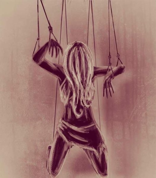 Кукла вуду раскраска