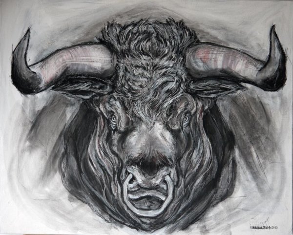 Бык эскиз
